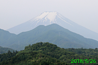 2018年5月26日の富士山写真