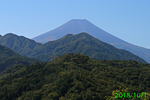 2018年10月1日の富士山写真