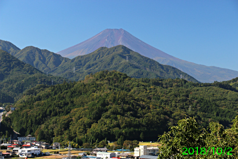 2018年10月2日の富士山写真