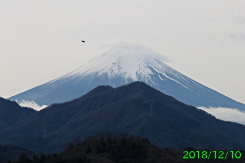 2018年12月10日の富士山写真