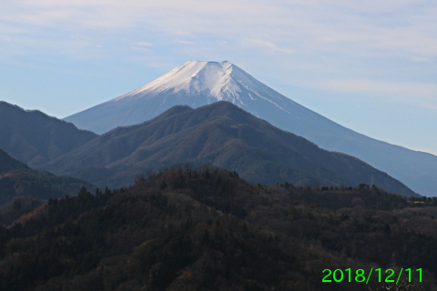 2018年12月11日の富士山写真