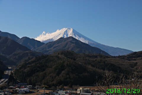 2018年12月29日の富士山写真