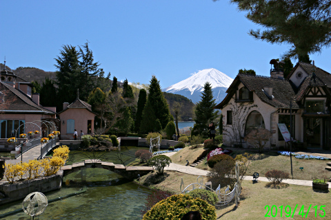 2019年4月15日の富士山