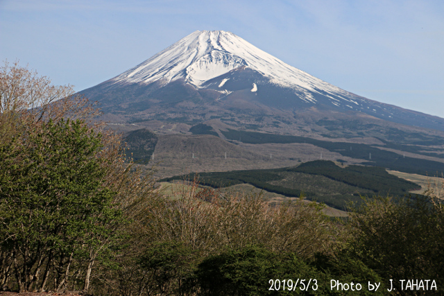 2019年5月3日の富士山