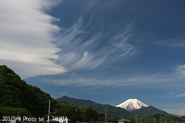 2019年5月9日の富士山