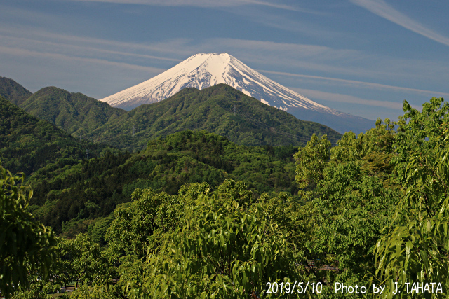 2019年5月10日の富士山