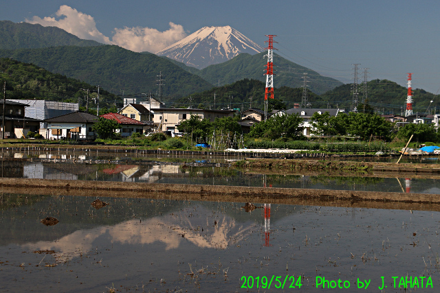 2019年5月24日の富士山