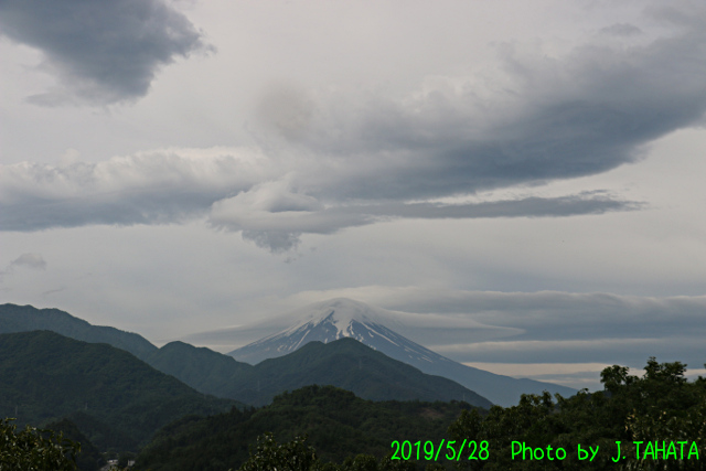 2019年5月28日の富士山