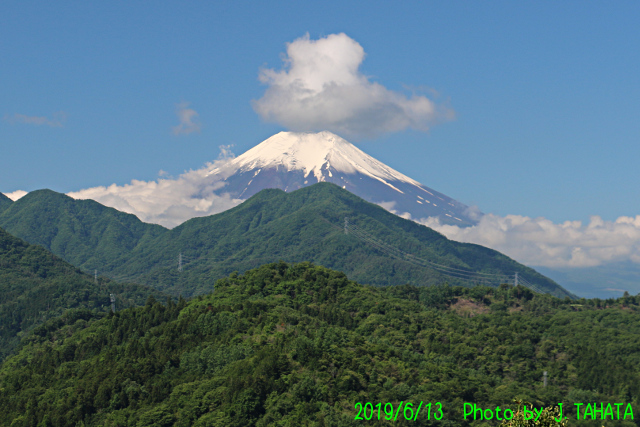 2019年6月13日の富士山