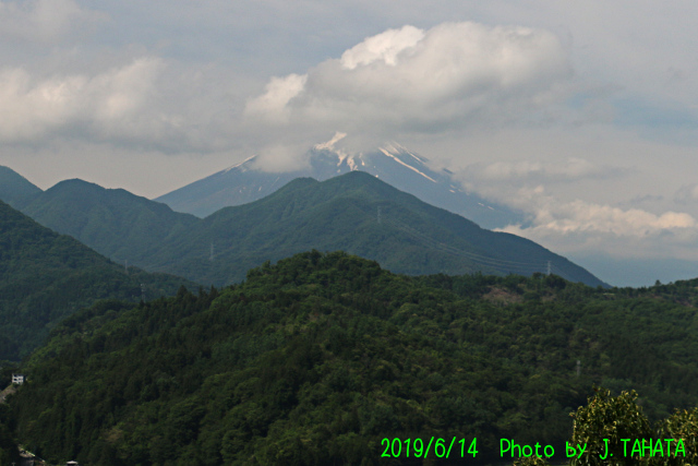 2019年6月14日の富士山