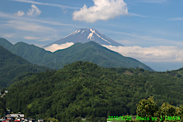 2019年6月26日の富士山