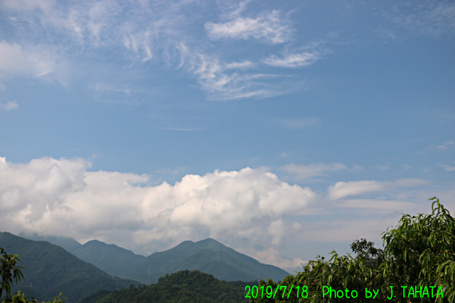 2019年7月18日の富士山