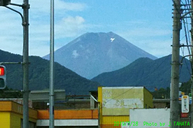 2019年7月28日の富士山