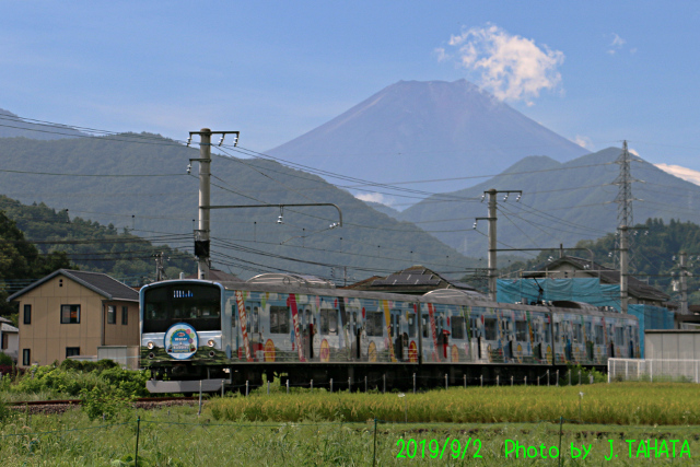 2019年9月2日の富士山写真