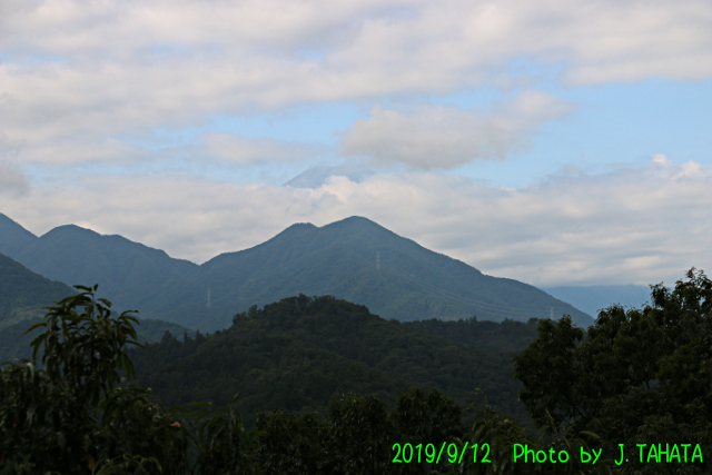 2019年9月12日の富士山