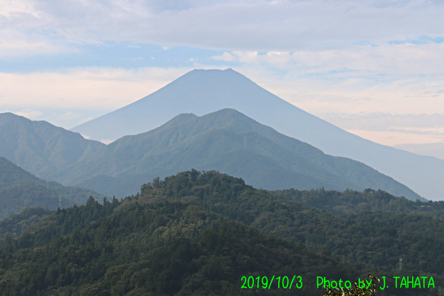 2019年10月23日の富士山写真