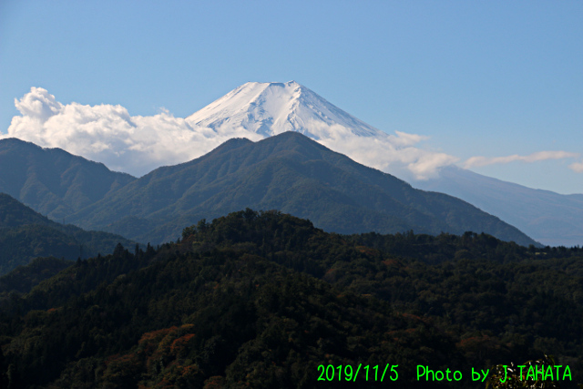 2019年11月5日の富士山写真