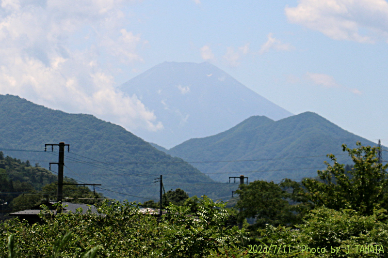 2023年7月日の富士山写真