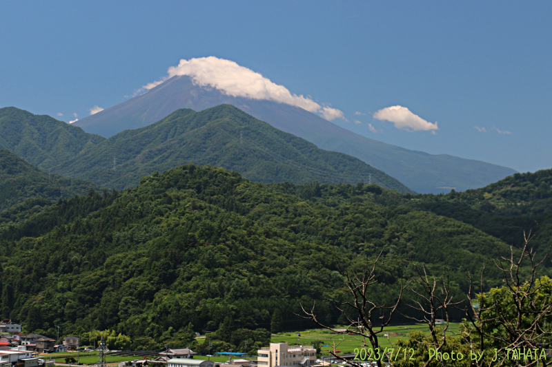 2023年7月日の富士山写真