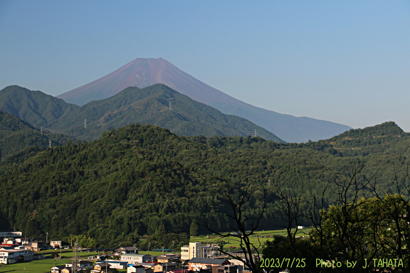 2023年7月日の富士山写真