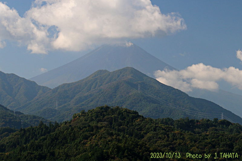 2023年10月13日の富士山写真