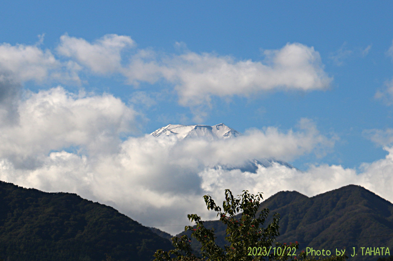 2023年10月22日の富士山写真