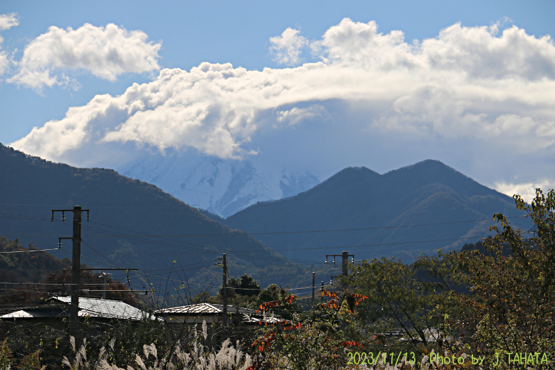 2023年11月13日の富士山写真