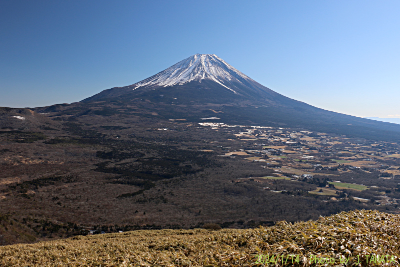 2024年1月14日の富士山写真