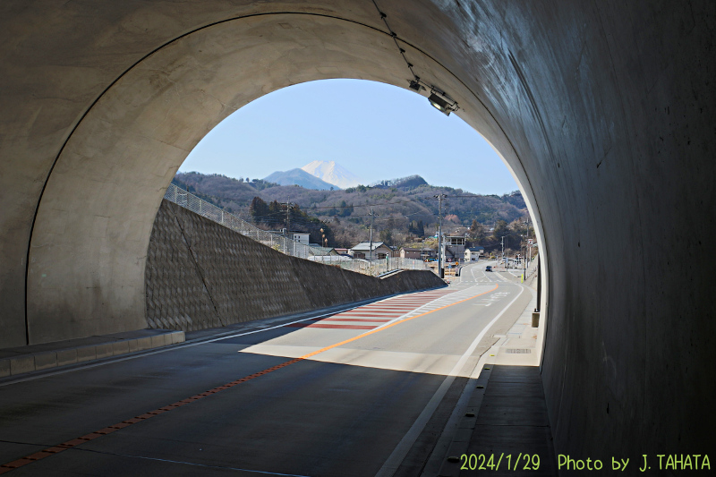 2024年1月29日の富士山写真