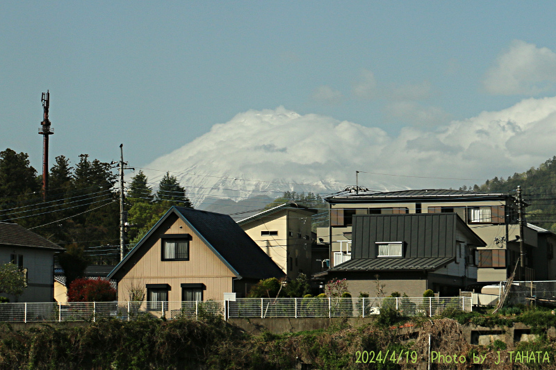 2024年4月19日の富士山写真