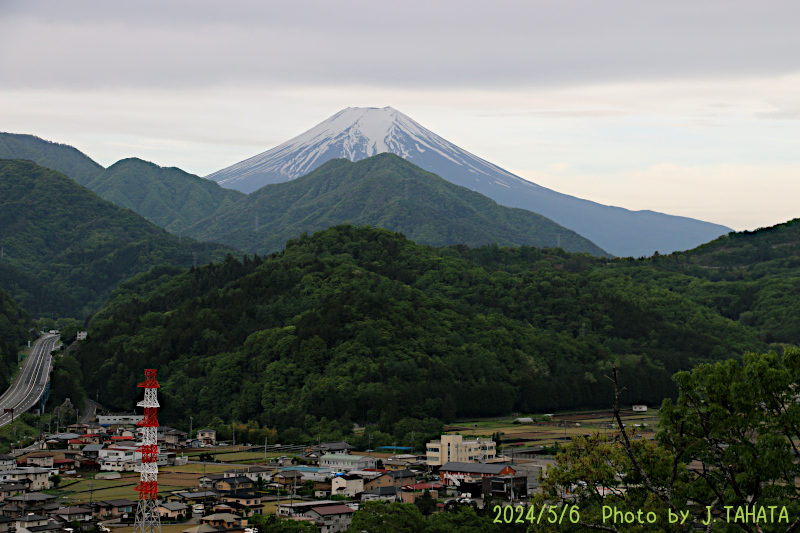 2024年5月6日の富士山写真