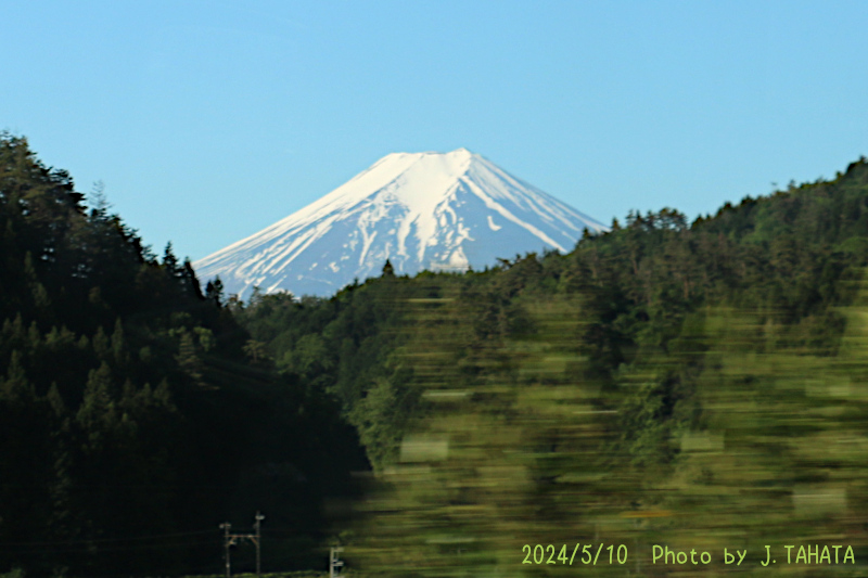 2024年5月10日の富士山写真