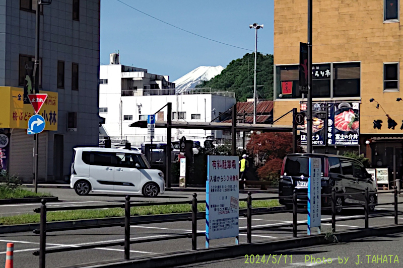 2024年5月11日の富士山写真