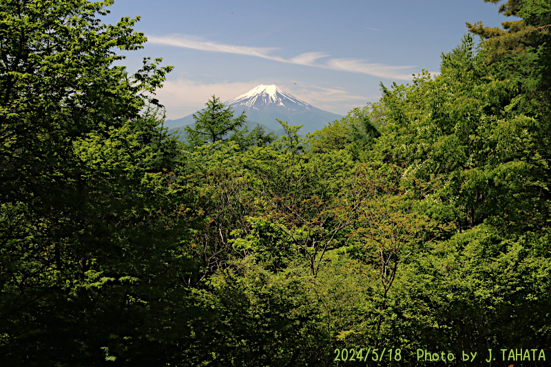 2024年5月18日の富士山写真