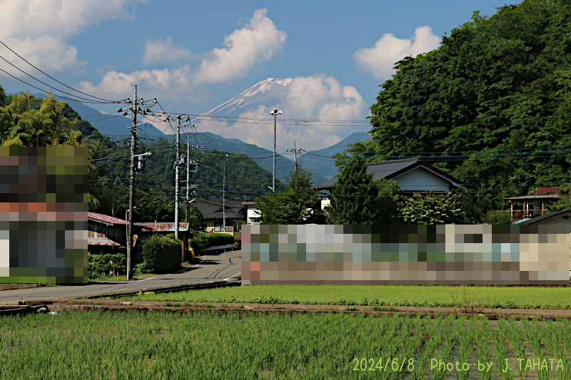 2024年6月8日の富士山写真