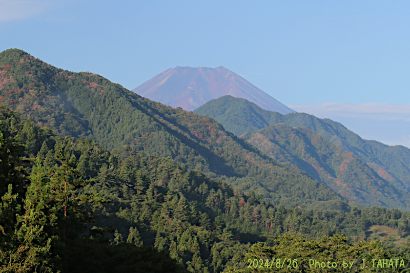 2024年8月26日の富士山写真