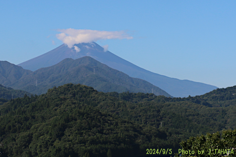 2024年9月5日の富士山写真