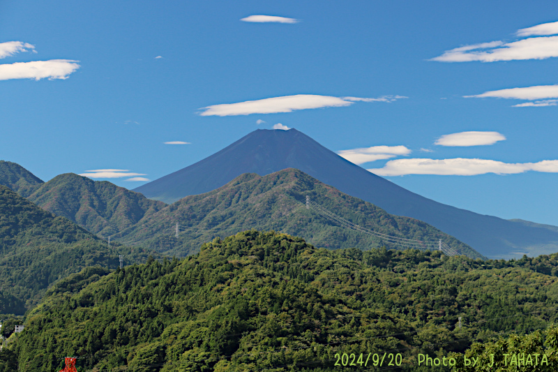 2024年9月20日の富士山写真