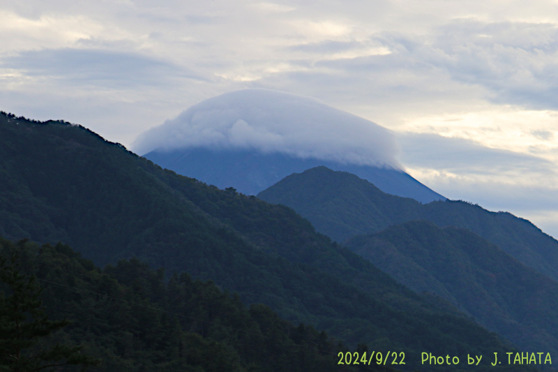 2024年9月22日の富士山写真