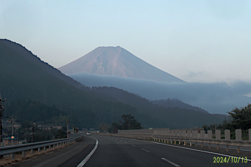 2024年10月13日の富士山写真