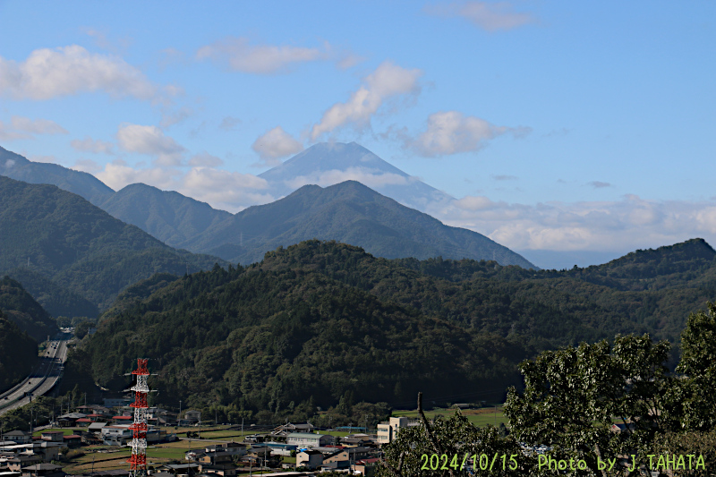 2024年10月15日の富士山写真