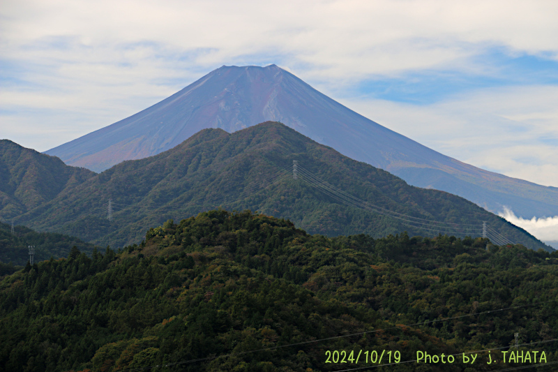 2024年10月19日の富士山写真