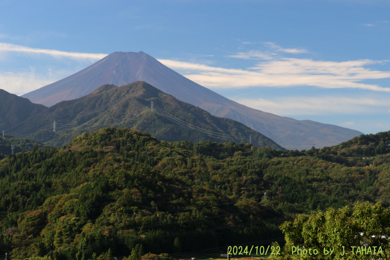 2024年10月22日の富士山写真