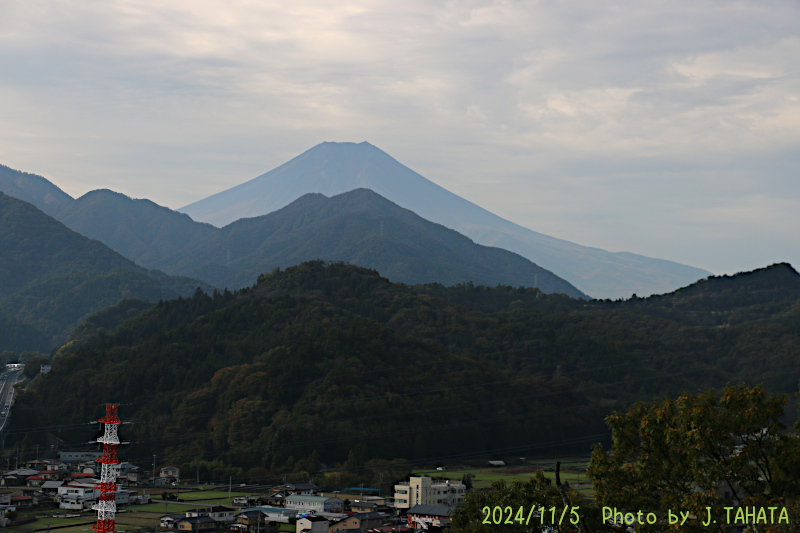 2024年11月5日の富士山写真