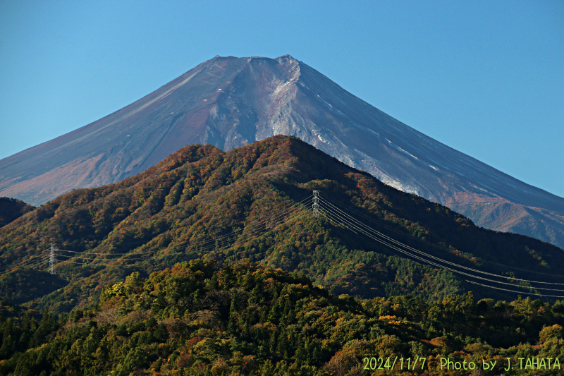 2024年11月7日の富士山写真