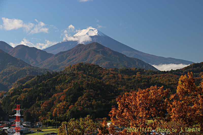 2024年11月17日の富士山写真