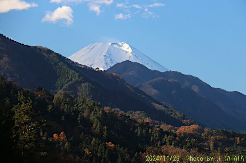 2024年11月29日の富士山写真