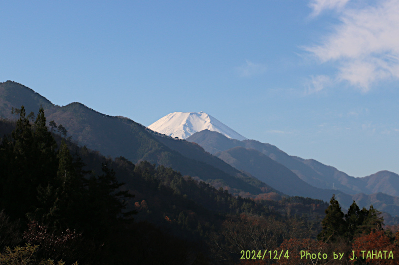 2024年12月4日の富士山写真