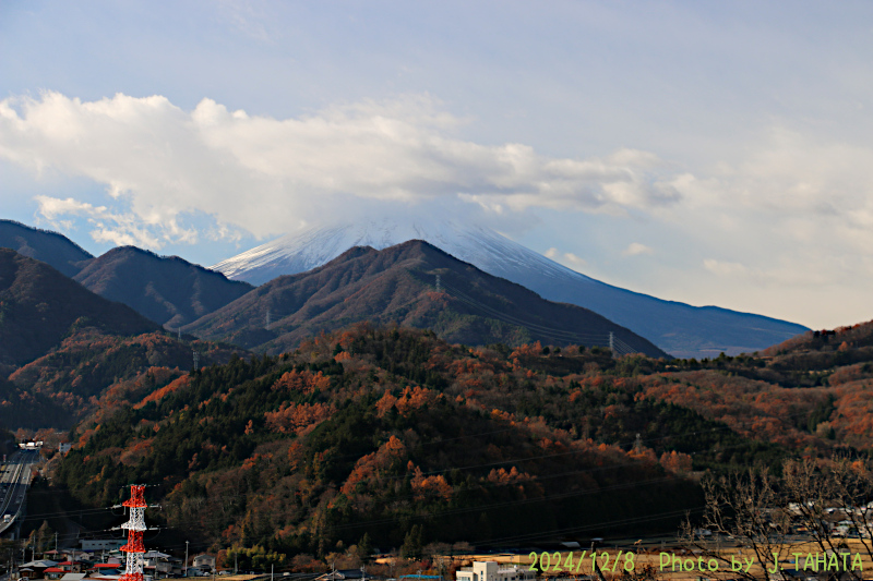 2024年12月8日の富士山写真