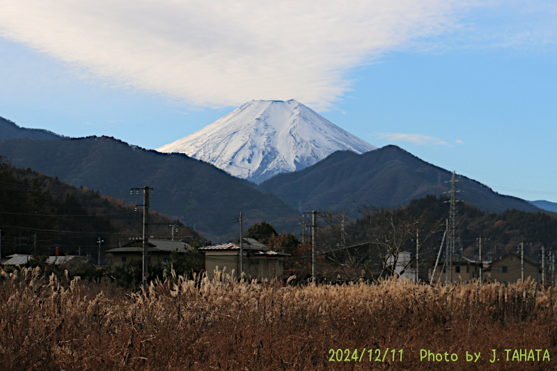 2024年12月11日の富士山写真